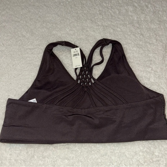 Aerie Offline Real Me Stretch Medium Support Macrame Sports Bra Large NWT - Picture 3 of 5